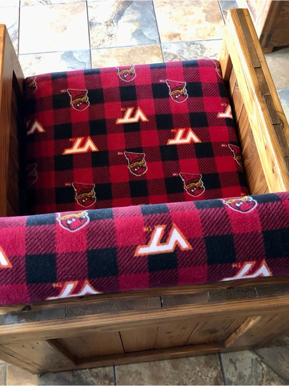 Virginia Tech Fans - THIS END UP Classic Machine Washable Slipcover - ONE LEFT!